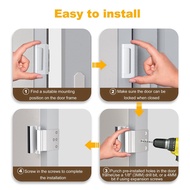 2Pack Door Reinforcement LockAluminium Alloy U Door Reinforcement Lock 3Inch Security Door Lock Home