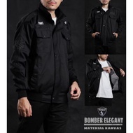Men's jacket - Trendy INDIOUS men's bomber jacket - NEW Outdoor Camvas Elegant Men's Jacket
