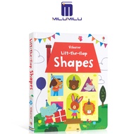 milu  Usborne  Lift The Flap Shapes  หนังสือต้นฉบับภาษาอังกฤษของ Usborne Lift-The-Flap Shapes อายุ 3
