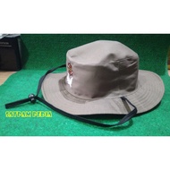 HIJAU Jungle Hat b Reversible Green Black - Bucket Hat b