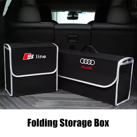 Organizer Sundries Stowing Tidying Box Car Trunk Storage Bag Car Goods For Audi Sport R8 S1 S3 S4 S5
