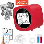 Children Day Gift Creative AI Smart Voice Printer Instant Printing Doodle 1300mAh Battery Portable D
