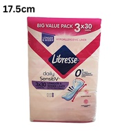 Libresse Daily Value Pack SensitiV Longer &amp; Wider Liner 19cm ( 3 x 30's )