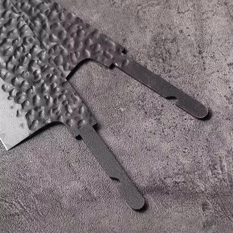 TURWHO 1-10 Pieces Japanese Chef Knife Blank Blade DIY Damascus Steel VG10 Core Kitchen Knives Set K
