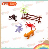 Yes Toy Rubber Animal Toy Hewat Mini Animal Figures Sea/ Animal Doll Toy Set