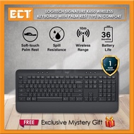Logitech Signature K650 Wireless Keyboard with Palm Rest Type in Comfort (Graphite 920-010955 | Off 