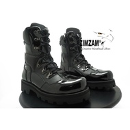SEPATU SAFETY BOOT ZIMZAM PDL MAGNUM SPIDER KULIT LAX MENGKILAP