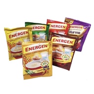 ENERGEN SEREAL DAN SUSU  PERISA VANILA,COKLAT & KACANG HIJAU HARGA UNTUK 1 Sachet