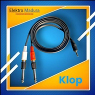 3.5mm 2in1 to Akai audio cable ready to use