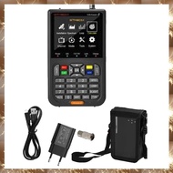 (TIPM) V8 Finder2 Satellite Signal Finder FTA DVB-S/S2/S2X LCD Screen Receiver Meter EU Plug Easy to