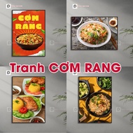 Decorative paintings of fried rice shops, fried rice shops, paintings of rice shops