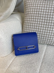 Hermes Mini roulis❣️二手 皇家藍 銀扣 Ec