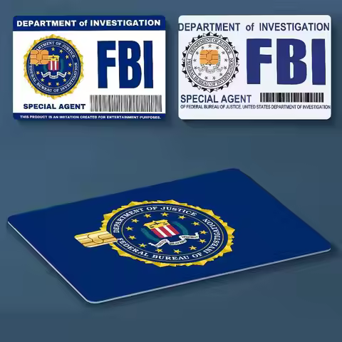 F-FBI Cover Credit Card Stickers Anime Image Print Canvas Manga Decor HD