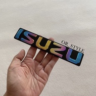 โลโก้ ISUZU ติดกระจัง 2007-2011 MU-7 (ตัวเล็ก) ขนาด 17.4x3.4cm