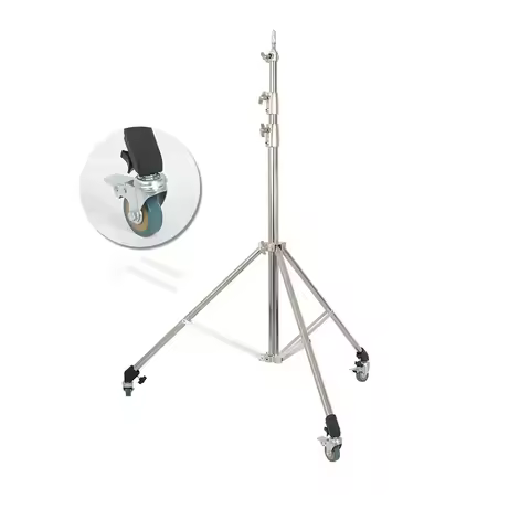 Super Stable Stainless Steel Big Tripod 2.8M Foldable Lighting Stand Tripod Photography For Fill Spo