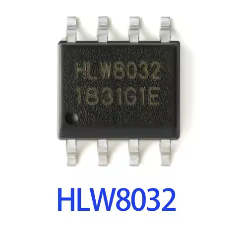 10PCS HLW8032 SOP8 IC Single-phase multi-function metering chip