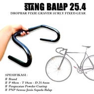 Universal 25.4 Fixie Bike Dropbar Handlebars Fixie Bike Handlebars
