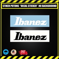 IBANEZ DECAL GUITAR STICKER. IBANEZ LOGO. ELECTRIC GUITAR. acoustic guitar. BASE GUITAR. MARSHALL.GI