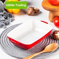 Ceramic Colour Baking Tray 30.2cm(L)x19.8cm (W)x4.4cm (H)