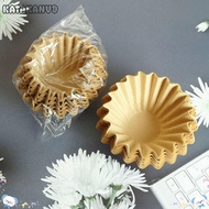 KATAKANVD 50pcs Coffee Filter Paper, 45mm/50mm Hand Brewed Coffee Powder Bowl Filter,  Bowl Shaped W