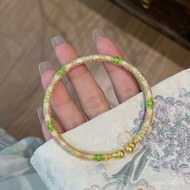 Gourd Fu's Plum Blossom Solid Fashion Chinese Style Gold-Painted Sterling Silver 999.9 Wholesale Pur