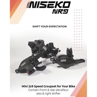 Mini groupset niseko N9 2x9