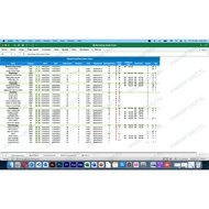 Modern Marketing Gantt Chart Spreadsheet