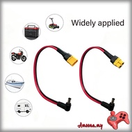 AMOONA Right Angle DC5521 to XT60H Power Cable 30 Cm 14AWG Connector Line for Portable Power and Sol
