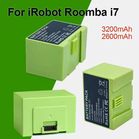 for iRobot battery 3200/2600mah for iRobot Roomba vacuum cleaner E series E5 E6 i7 i8550 battery ABL