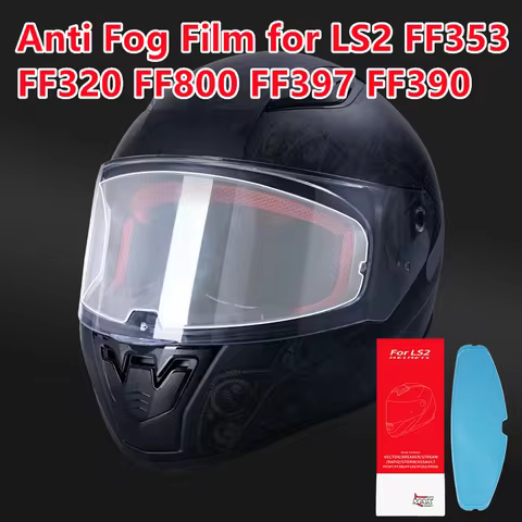 Motorcycle Helmet Visor Film Anti Fog for LS2 FF353 FF320 FF800 FF397 FF390 Lens Anti Fog Film Motor