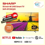 Sharp 55-inch 4K UHD Smart TV SHP-4TC55CJ2X