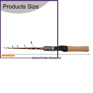 【AUROA】Portable Telescopic Casting and Spinner Fishing Rods UL Horse Mouth Rod 4-10lb