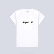 T-shirt Womens Pure Cotton Womens Solid Color Slim Short Sleeve Womens T-shirt Agnes B Couple Dress 