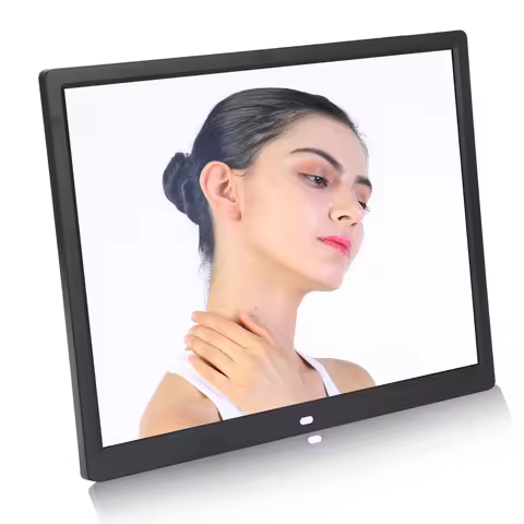 1024x768 Digital Frame 15in HD Digital Photo Frame 1024x768 Resolution Support MP3/MP4/Image Playbac