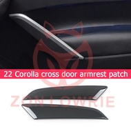 Suitable for 22 models of Corolla cross door armrest patch Corolla cross armrest box storage box sequin accessories