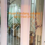 Teralis jendela stainless steel. railing tangga. railing balkon.canopi