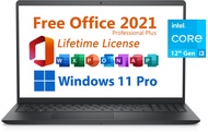 Dell 2024 Inspiron 15 Business Laptop, Free Microsoft Office 2021 with Lifetime License, 15.6" FHD 1