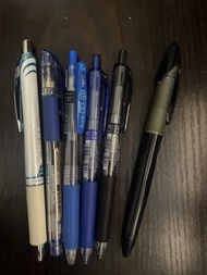 三菱、斑馬、Pilot 藍色原子筆