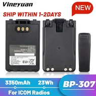 【D-155】7.2V 3350mAh BP-307 Large Capacity Rechargeable Li-ion Battery for ICOM IC-705, ID-31E, ID-51