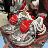 Silver Turbo Running Shoes Retro Dirty Mud Black Daddy Shoes Thick-Soled Couple Casual Shoes Cost-Ef