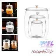 Transparent Airtight Bucket Insect Proof Wide Mouth Canister Jar