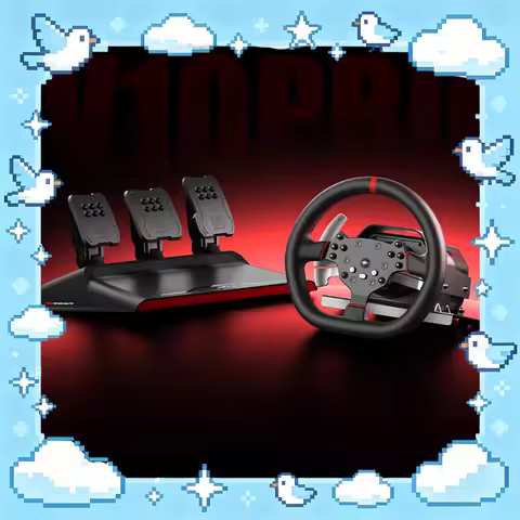 PXN V10 Pro Gaming Car Simulator Racing Gaming Steering Wheel Pedals Vibration Steering Wheel For PC