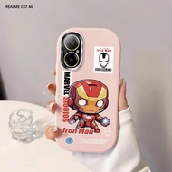 Softcase For Realme C67 C65 C63 C61 C55 C53 C51 C35 C21Y C25Y Marvel Superheroes Back Cover Case Sof