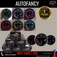 THAILAND 248ST Defi Advance METER 255 GAUGE WATER TEMP OIL PRESS VOLT VACUUM RPM TURBO ADIK BERADIK