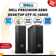 DELL PRECISION 3280 DESKTOP CFF I5-14600/ 16GB RAM/ 256GB NVME/ NVIDIA T400 4GB / WIN 10 PRO