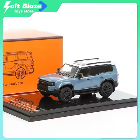 GCD 1/64 Toyota New Prado LC250 (Land Cruiser 250) Realistic Alloy Car Model Collectible Simulation