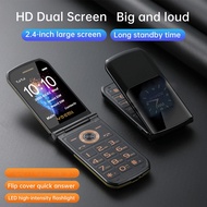 YEEMI 4G Flip CellPhone S7 MTK 2.4inches HD Screen Dual SIM Card 1000mAh Mp3 Mp4 FM Bluetooth SOS 8M