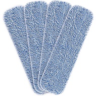 Replacement Microfiber Floor Cleaning Pads - 18''x5'' Dust Mop Refill Sweeping Pad Compatible with B