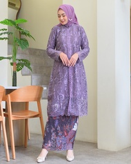 Kebaya Wanita Setelan Tunik Tile Payet Mutiara