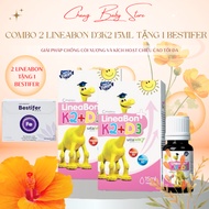 [Buy 2 Lineabon, get 1 iron free]LineaBon D3K2 Supports Calcium absorption for babies, 15ml bottle
